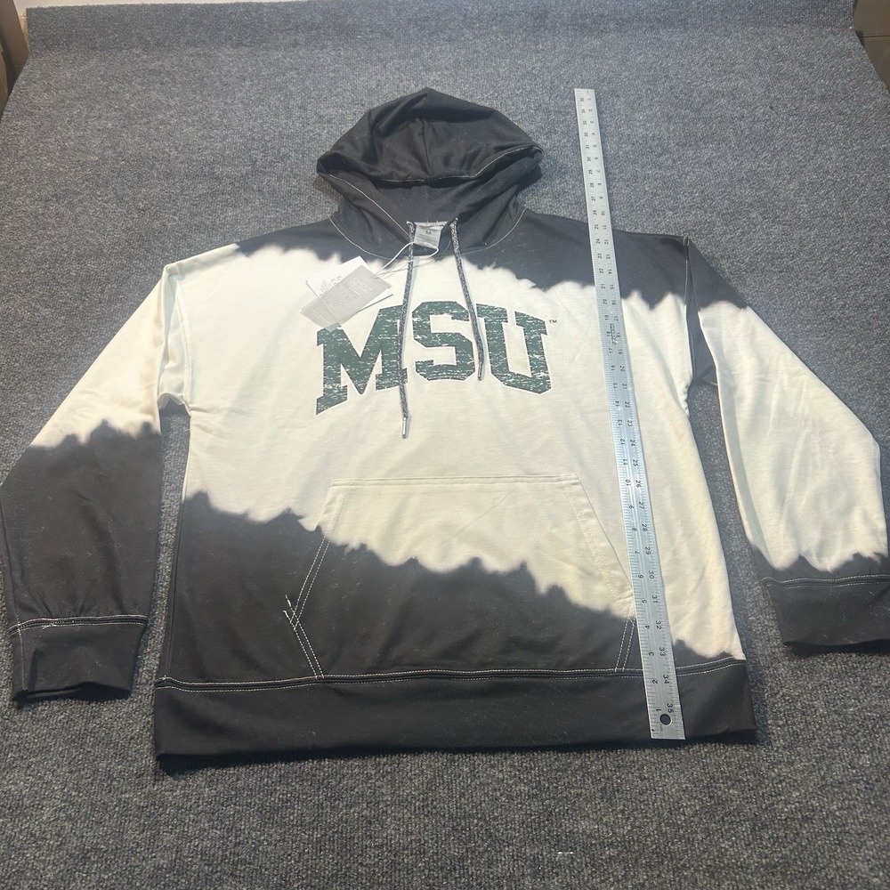 Michigan State Game Day Couture Pullover Hoodie Sz Medium MSU Tie Dye - Picture 4 of 6
